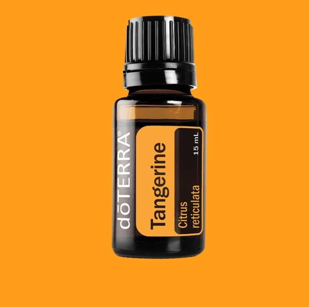 doTERRA Tangerine Essential Oil in Black Bottle